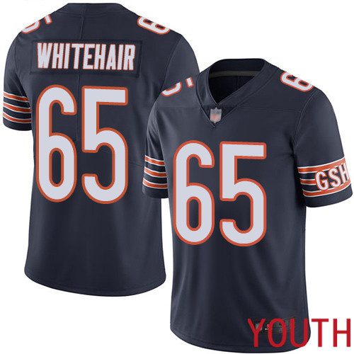 Chicago Bears Limited Navy Blue Youth Cody Whitehair Home Jersey NFL Football #65 Vapor Untouchable